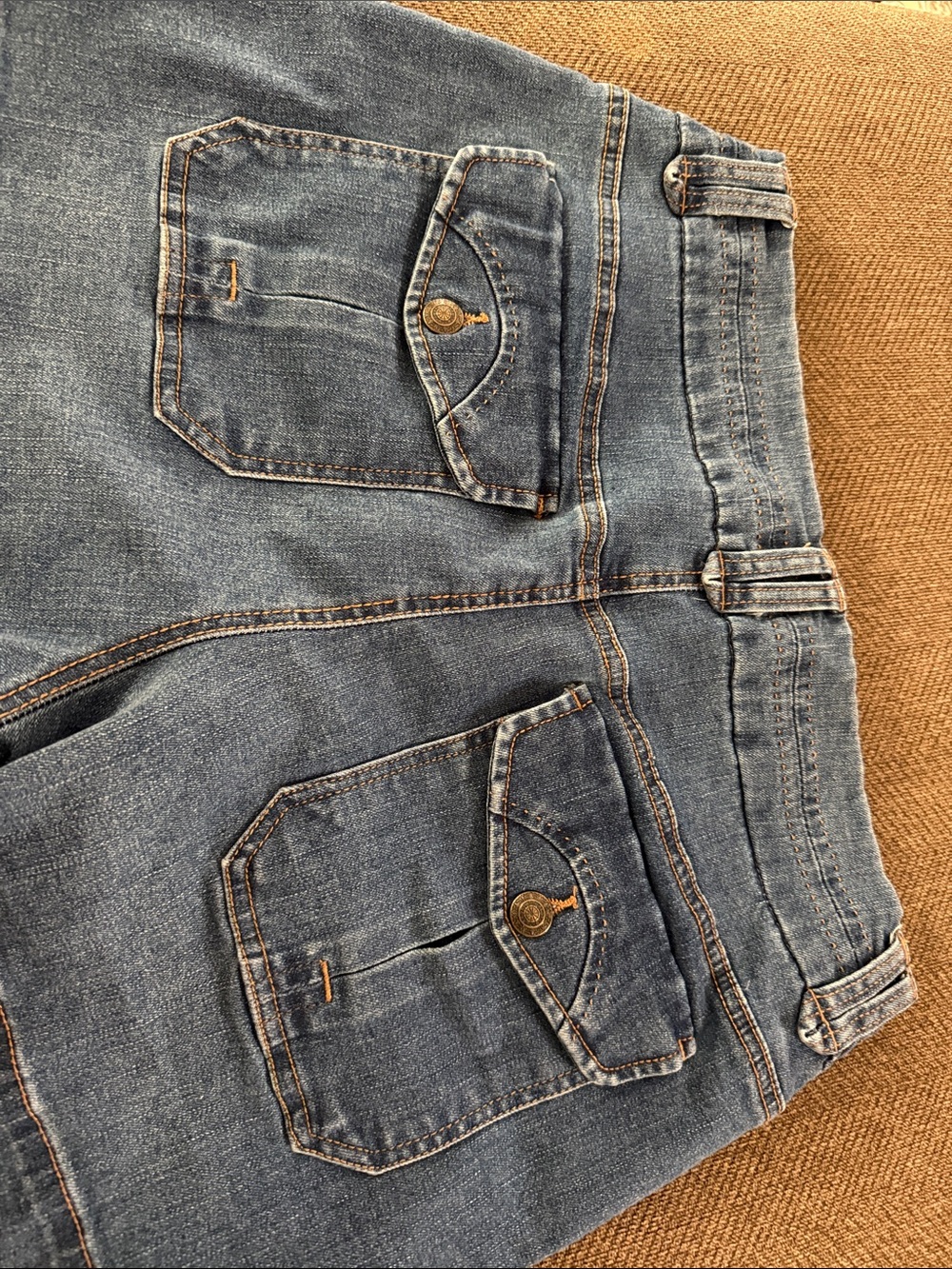 Dictionary Jean Shorts in Medium Blue - Women's Denim Shorts Size 10 - Picture 6 of 10